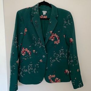 Floral patterned and blazer